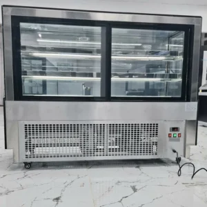 BRAND NEW SLIDING DOORS DISPLAY FRIDGE FOR CAKES, FRUITS, SWEETS, ETC1.5 METER