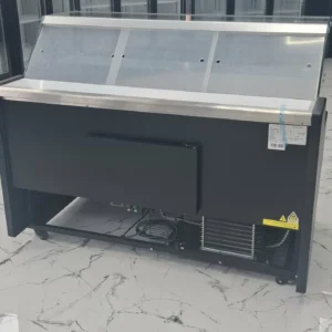 BRAND NEW SERVE OVER DELI COUNTER WITH 1 GLASS SHELF ... 1.5 METER