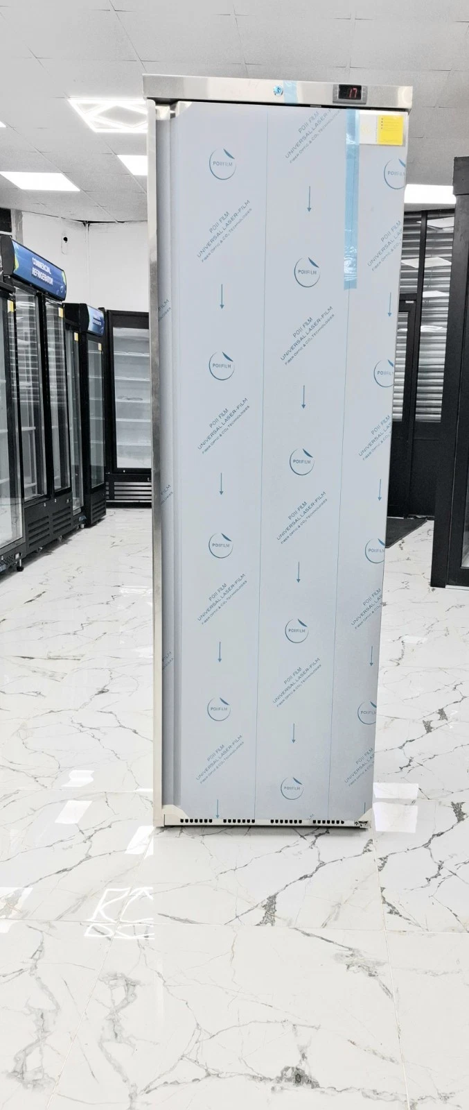 BRAND NEW STAINLESS STEEL SINGLE DOOR FREEZER ,LED LIGHT.TEMP RANGE -18C TO -22C