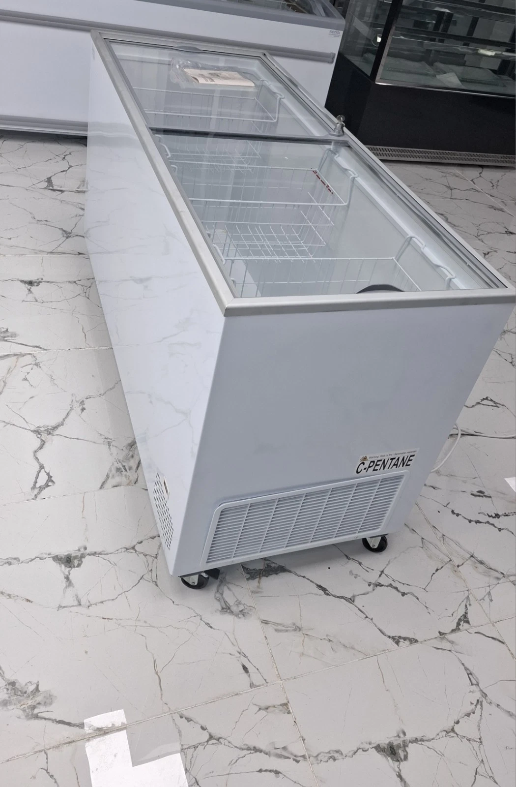 BRAND NEW SENOL SLIDING DOORS CHEST FREEZER.1.5 METER MADE IN TURKEY - Image 4
