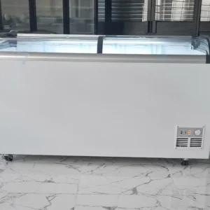 BRAND NEW COMMERCIAL CURVED GLASS SLIDING DOORS CHEST FREEZER ..2 METER