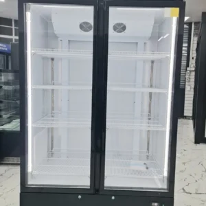 BRAND NEW COMMERCIAL GLASS DOUBLE DOORS FRIDGE..1.2 METER 15