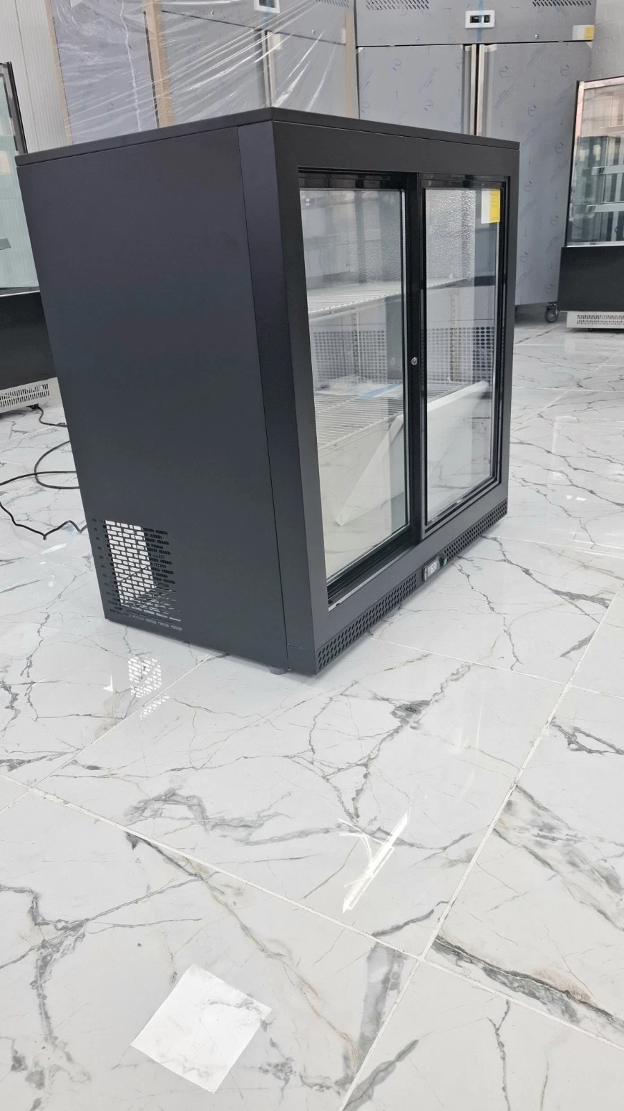 BRAND NEW BACK BAR COOLER SLIDING DOORS..220 LITRES... - Image 2
