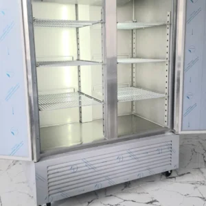 BRAND NEW STAINLESS STEEL JUMBO SIZE COMMERCIAL DOUBLE DOORS FREEZER1.5 METER