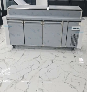 BRAND NEW PIZZA FRIDGE WITH GN PAN 1.8 METER